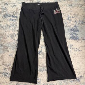 Y2K No Boundaries NOBO Vtg Black Sweatpants XL